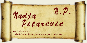 Nadja Pitarević vizit kartica